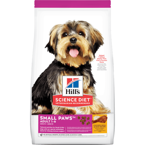 Hills Perros Adultos Razas Pequeñas Pollo Y Arroz 4.5Lb